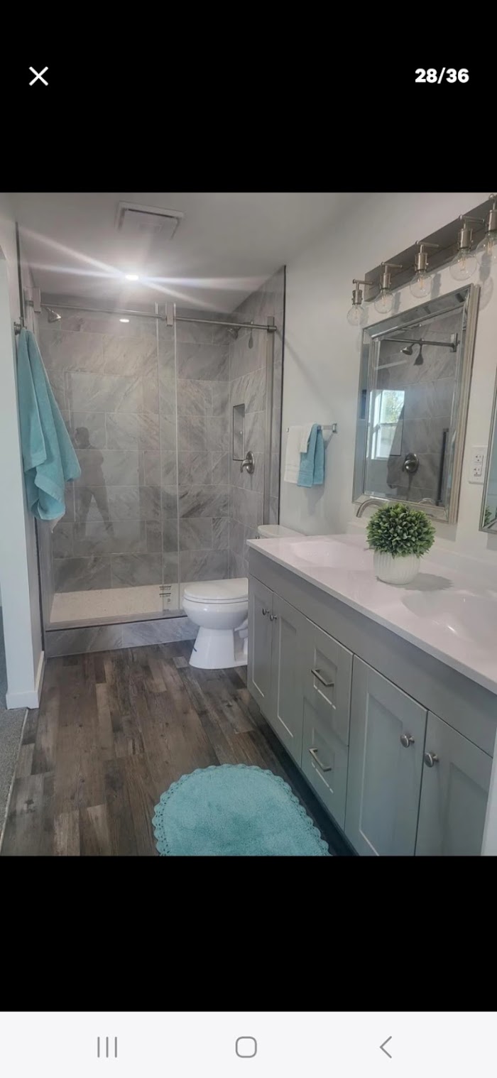Bathroom Remodeling project by C.E. Enterprises